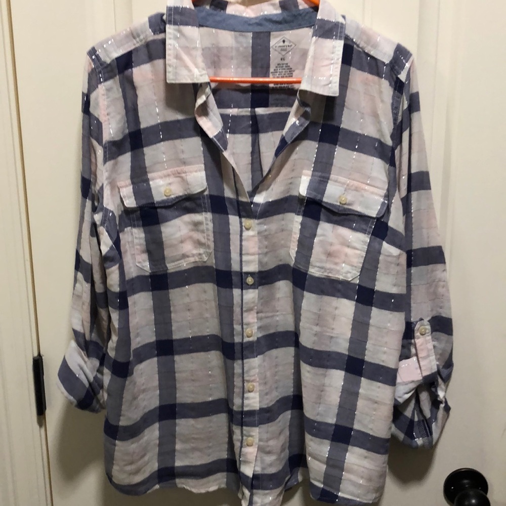 XL St John’s Bay 3/4 sleeve top
